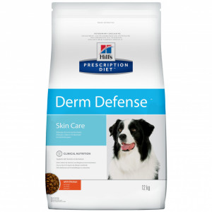 Prescription Diet Derm Defense Skin Care сухой корм для собак, с курицей, 12кг