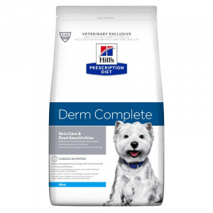 Хиллс сух 6кг для взрослых собак мелких пород Derm Complete при аллергии