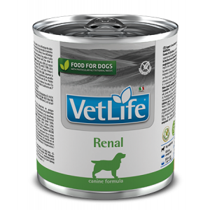 Vet Life Renal диетический влажный корм для собак при почечнойнедостаточности, 300г