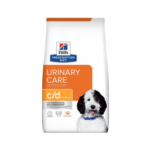 Prescription Diet c-d Multicare Urinary Care сухой корм для собак при профилактике мочекаменной болезни с курицей, 1,5 кг