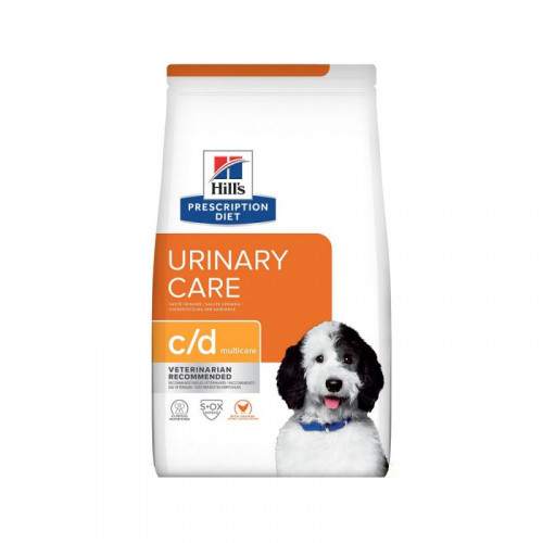 Prescription Diet c-d Multicare Urinary Care сухой корм для собак при профилактике мочекаменной болезни с курицей, 1,5 кг
